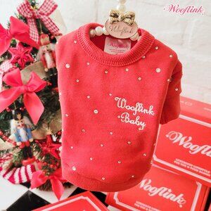 Shine Like A Diamond Sweatshirt by Wooflink - RED Size 1